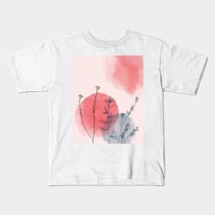 Little flowers and watercolor Kids T-Shirt